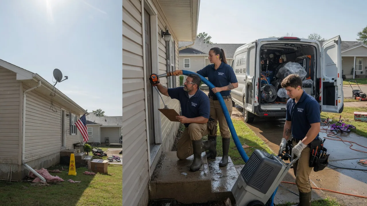 Ceiling Water Damage Restoration in Leesburg, IN near me